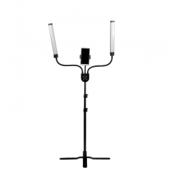 LAMPA LED DO RZĘS I MAKIJAŻU POLLUKS IV TYP MSP-MJ-02 BLACK EDITION Z PILOTEM